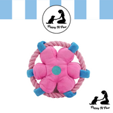 Puppy N Paw Flower Ring Bite Toy for Pets